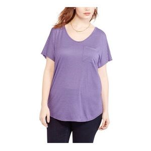 NWT Women's Plus Crossback Tee